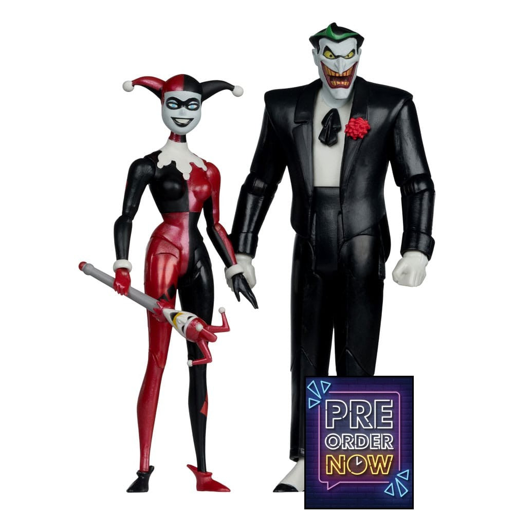 Batman: The Animated Series DC Direct figurines Harley Quinn & The Joker (Mad Love) (Gold Label) 18 cm