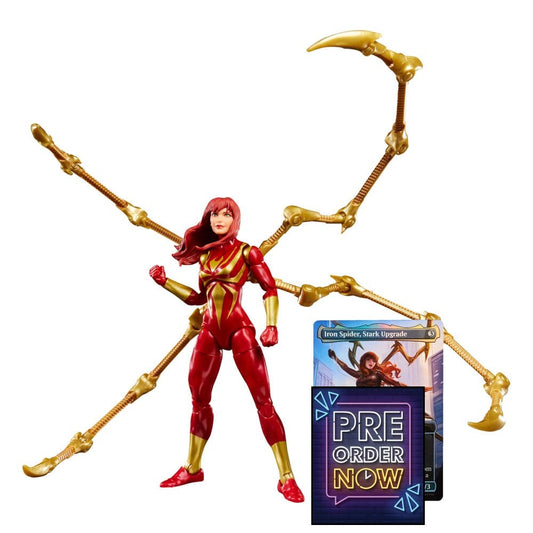 Marvel Legends Magic: The Gathering figurine Mary Jane Watson (Iron Spider) (avec carte premium exclusive) 15 cm - Toys Legacy Collection