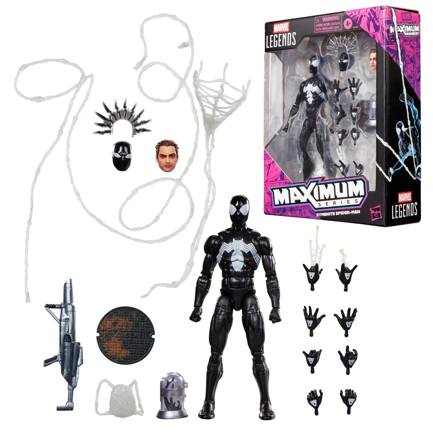Marvel Legends Maximum Series – Figurine Symbiote Spider-Man 15 cm
