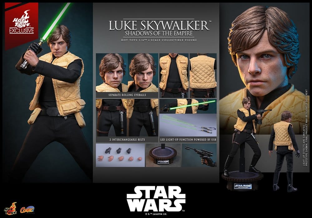 Star Wars Comic Masterpiece – Luke Skywalker – Shadows of the Empire – 28 cm