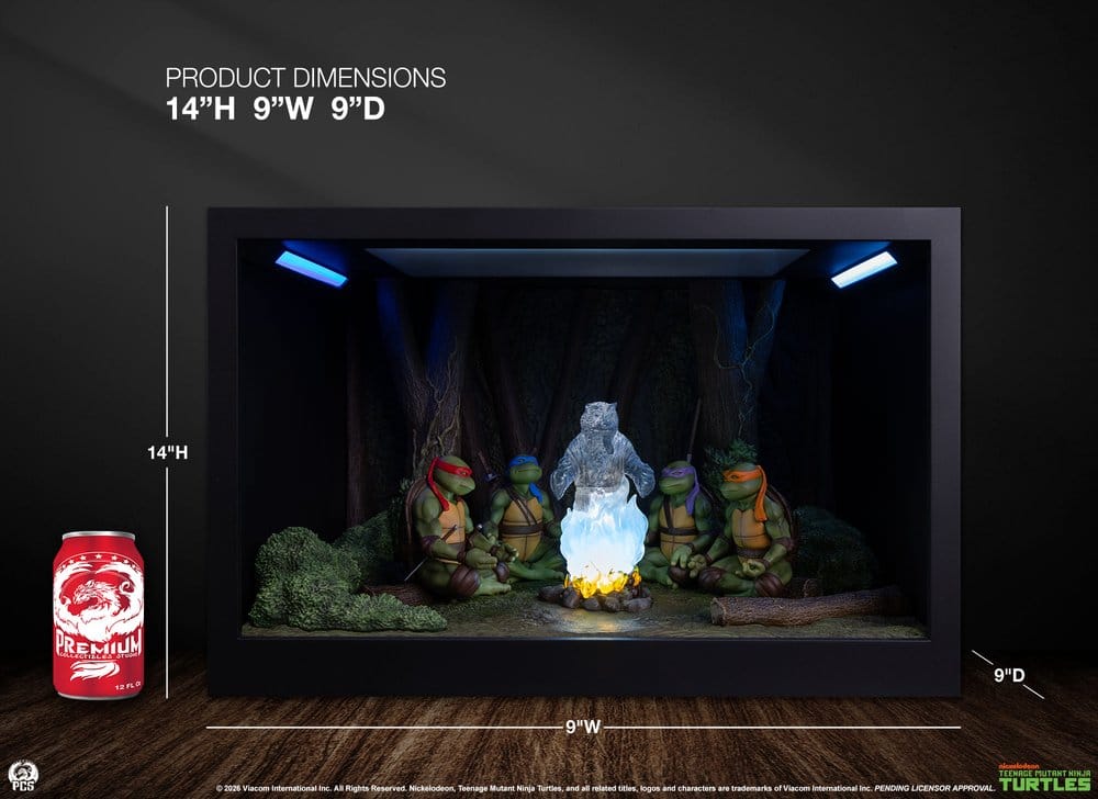 Les Tortues Ninja (Movie Moments) – Mini Scale Diorama Splinter's Spirit 36 cm