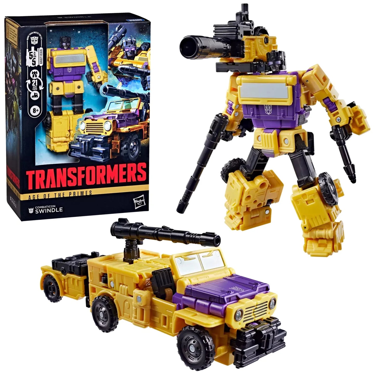 TRANSFORMERS - Swindle - Figurine Age of the Primes Voyager Class 16cm