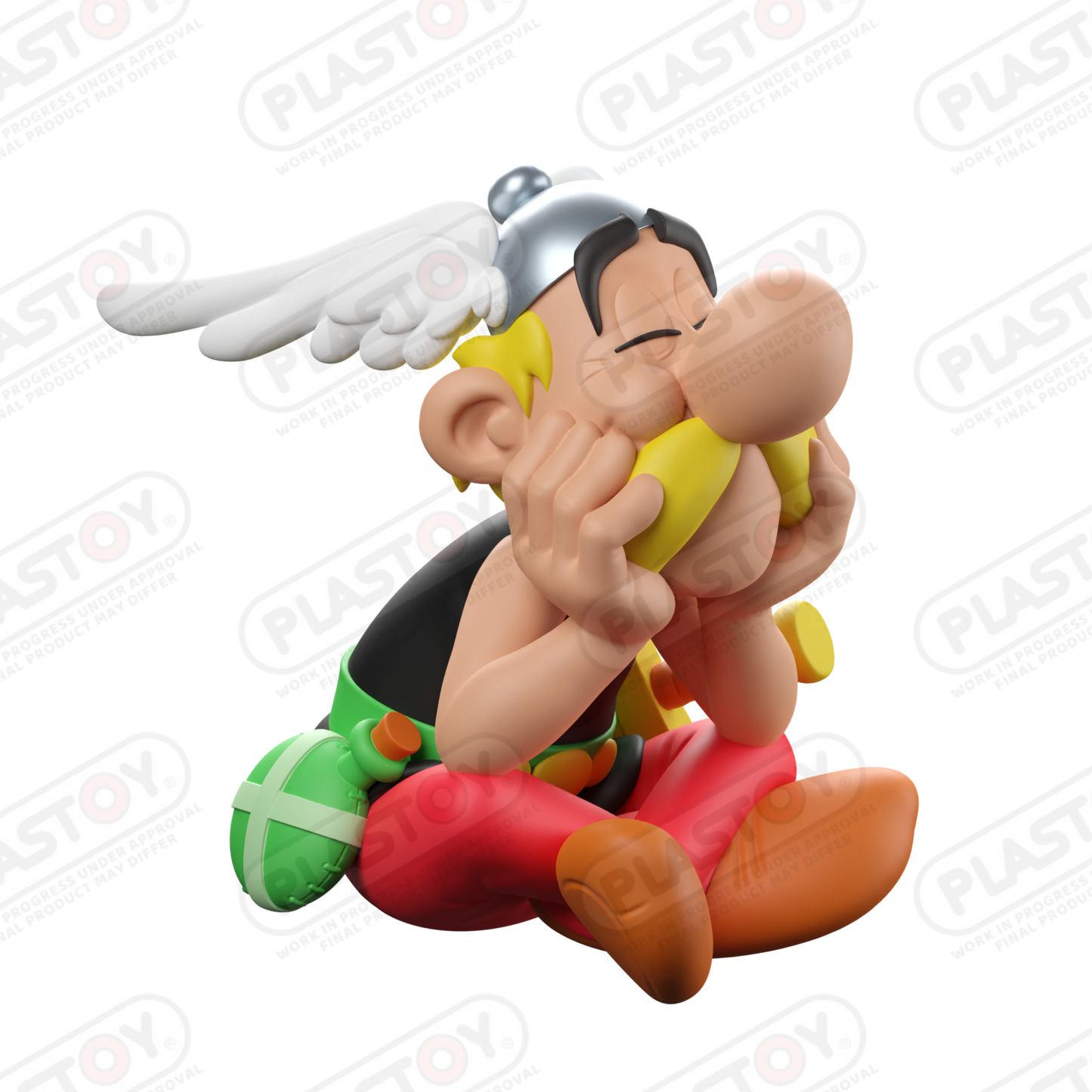 ASTERIX & OBELIX - Asterix assis - Tirelire PVC 15cm - Toys Legacy Collection