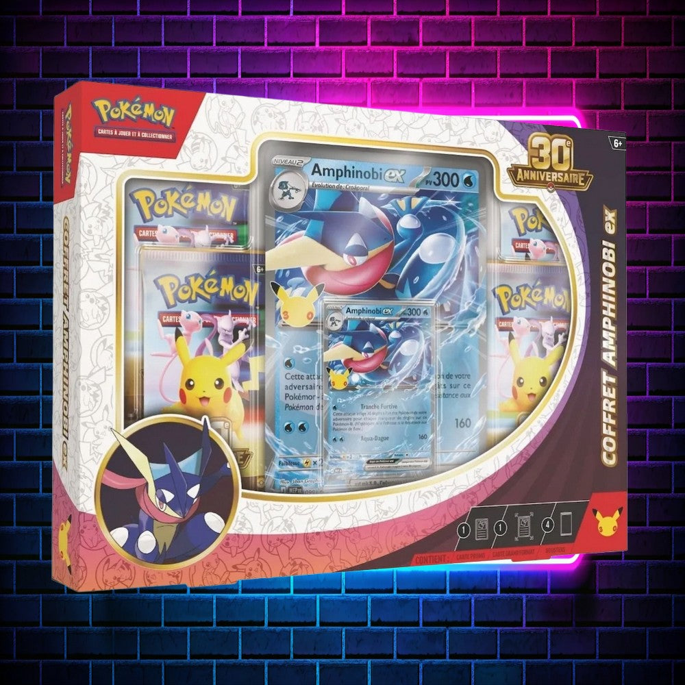Pokémon Coffret 30e Anniversaire Amphinobi-ex – Français