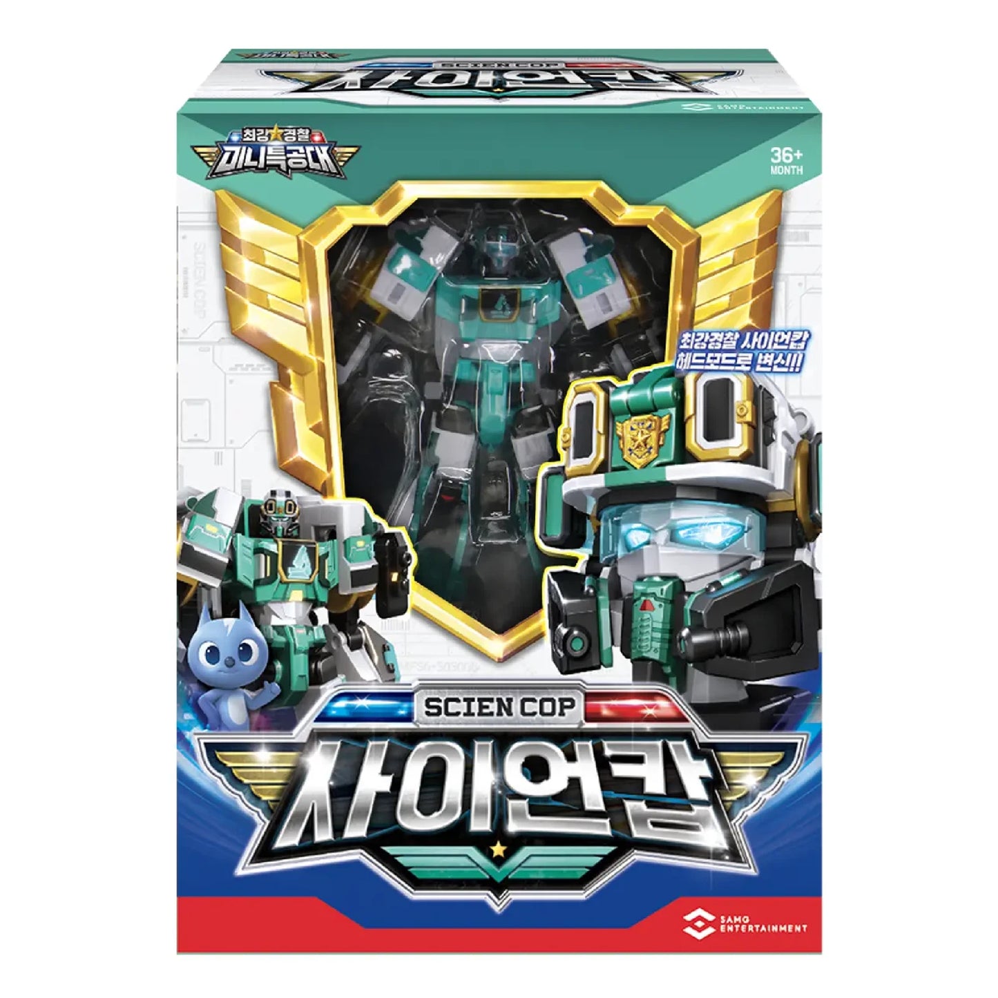 Miniforce Super Cops Battle Cop Green light - Toys Legacy Collection