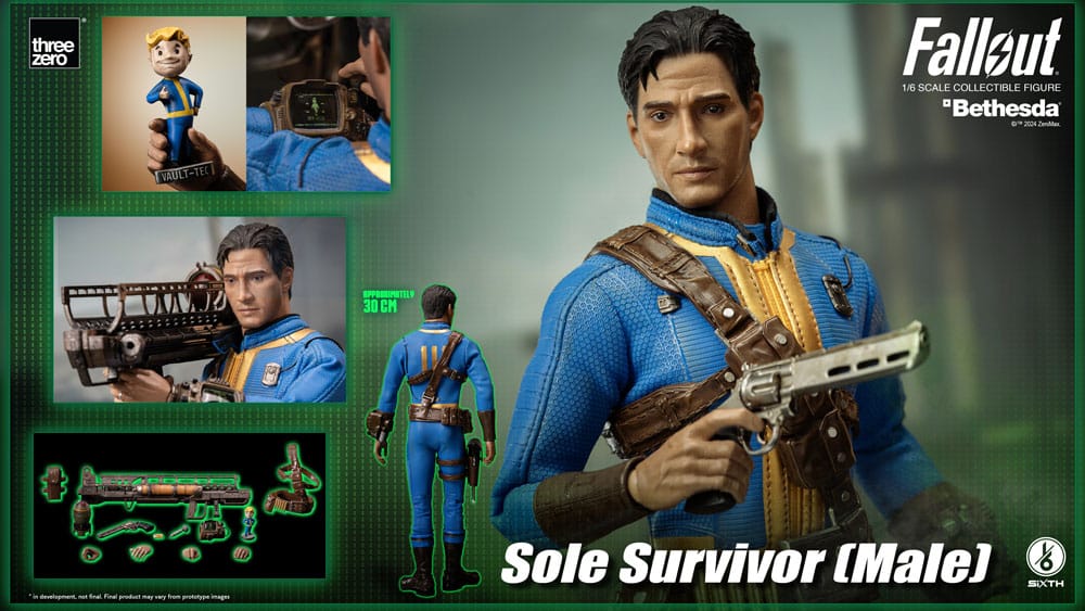 Fallout figurine FigZero 1/6 Sole Survivor (Male) 31 cm - Toys Legacy Collection