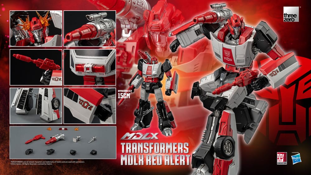 Transformers figurine MDLX Red Alert 15 cm - Toys Legacy Collection