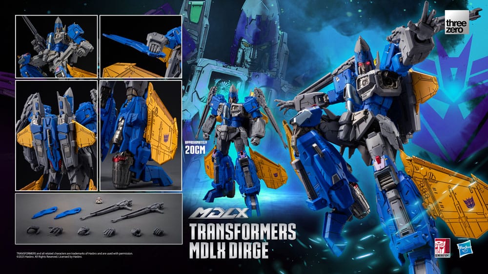 Transformers figurine MDLX Dirge 20 cm