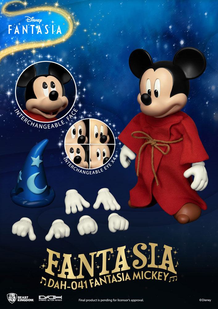 Disney Classic figurine Dynamic Action Heroes 1/9 Mickey Fantasia 21 cm - Toys Legacy Collection