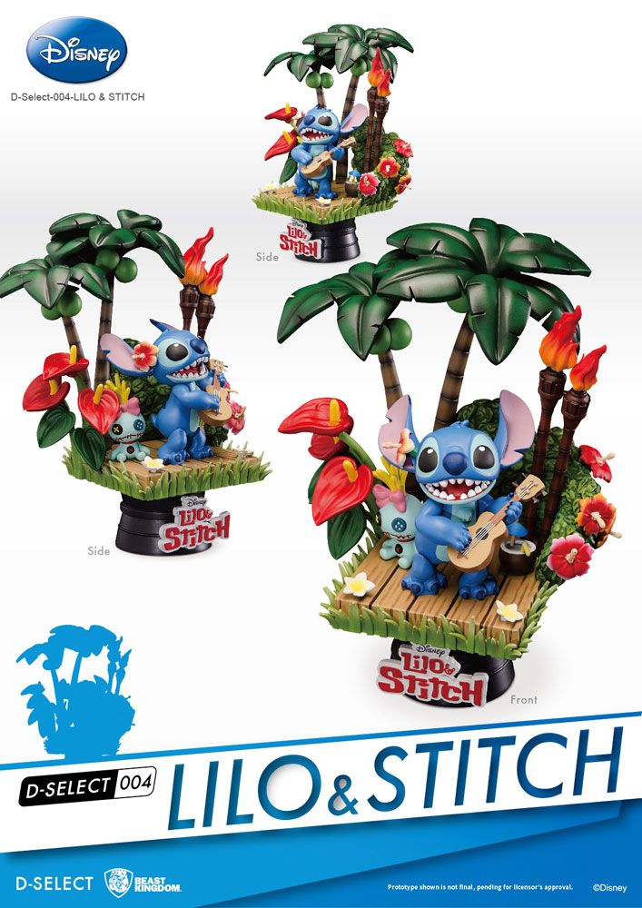 Disney diorama PVC D-Stage Stitch 14 cm