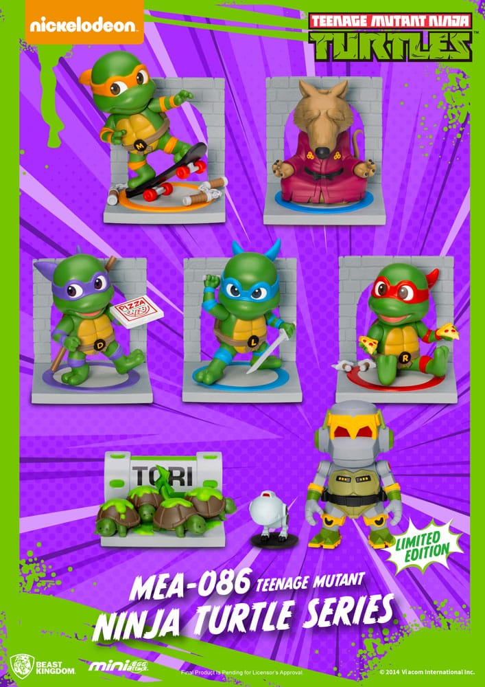 Tortues Ninja assortiment figurines Mini Egg Attack Blind Box Series (6)