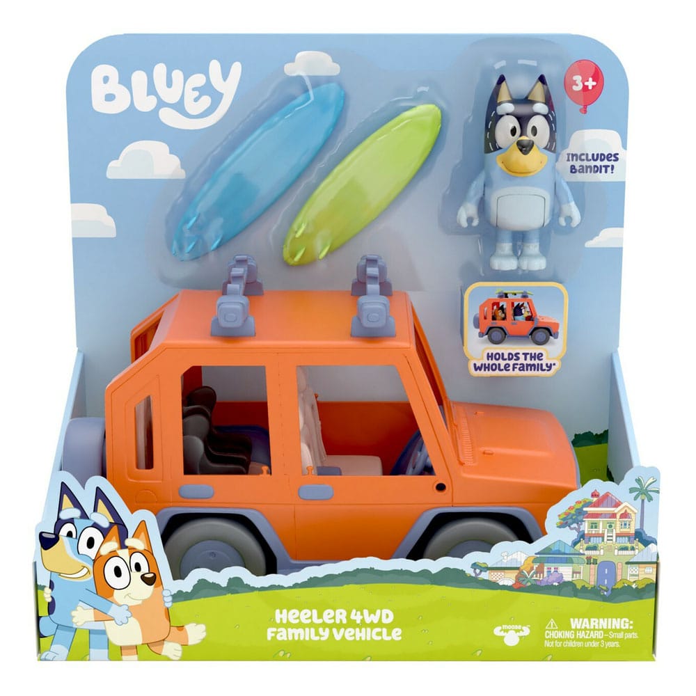 Bluey figurine et véhicule Bluey Family Cruiser - Toys Legacy Collection
