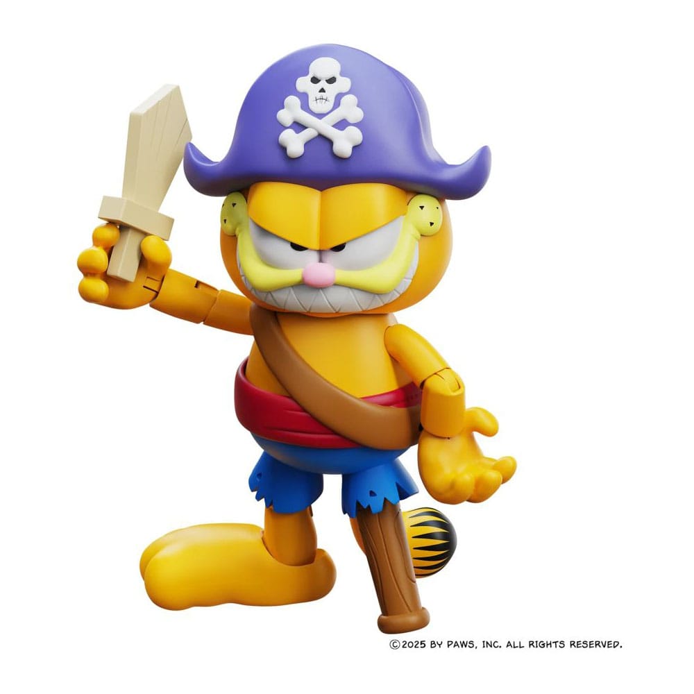 Garfield pack 2 figurines Pirate Garfield and Pirate Odie