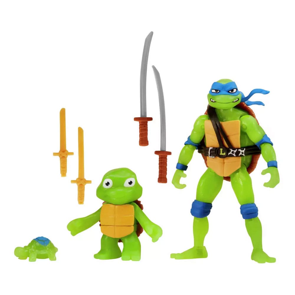 Ninja Turtles : Teenage Years pack 3 figurines Leonardo Evolution 10 cm - Toys Legacy Collection