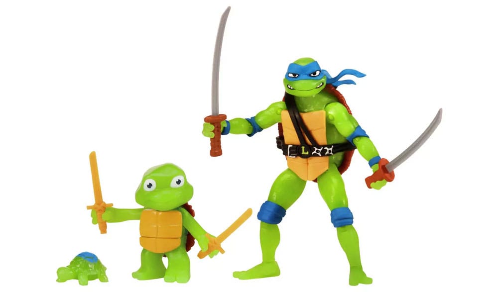Ninja Turtles : Teenage Years pack 3 figurines Leonardo Evolution 10 cm - Toys Legacy Collection