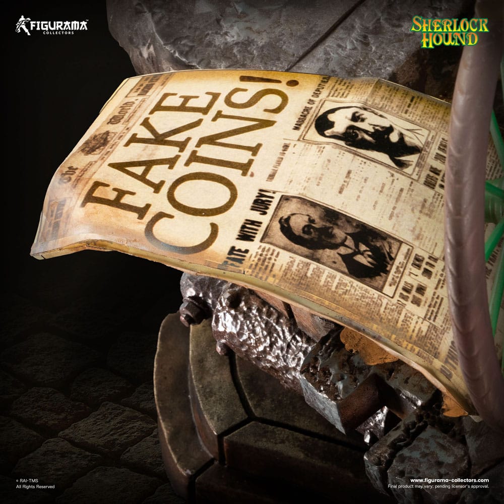 Sherlock Hound statuette Elite Diorama 1/8 Sherlock, Watson & Mrs. Hudson 56 cm - Toys Legacy Collection