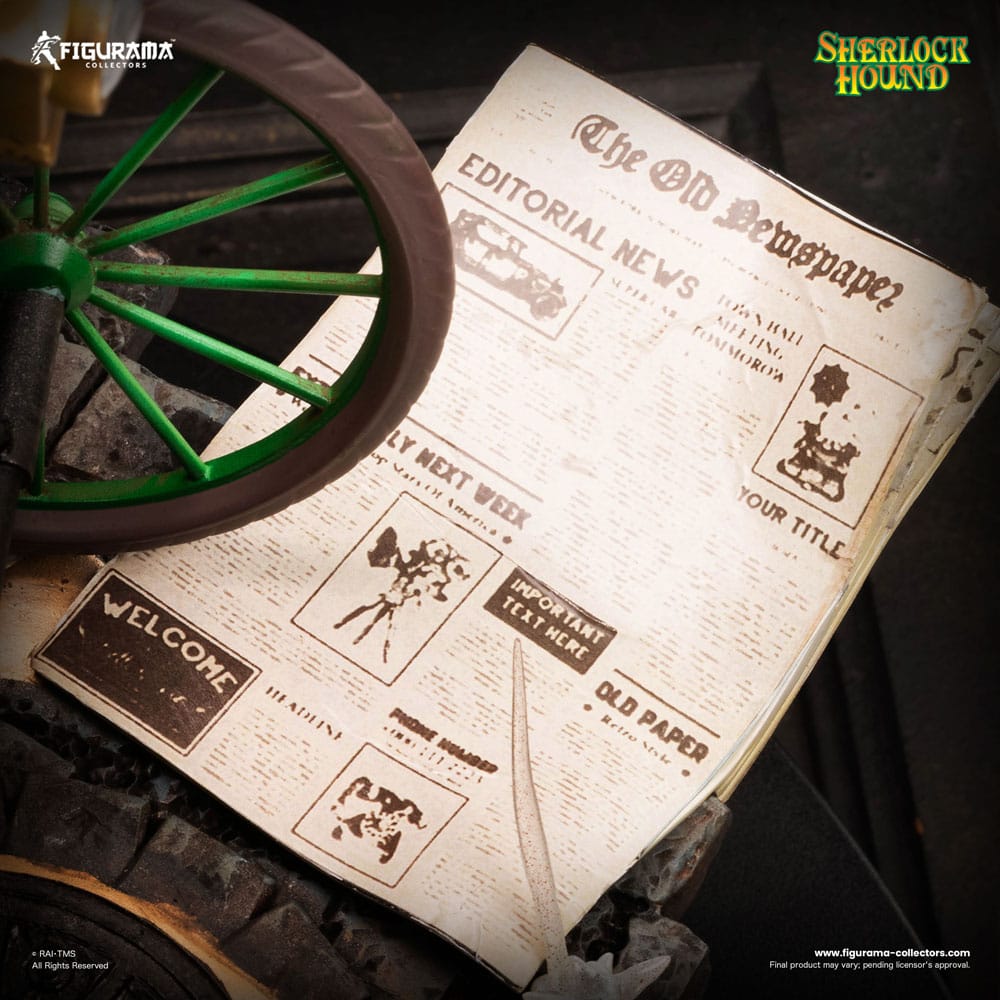 Sherlock Hound statuette Elite Diorama 1/8 Sherlock, Watson & Mrs. Hudson 56 cm - Toys Legacy Collection