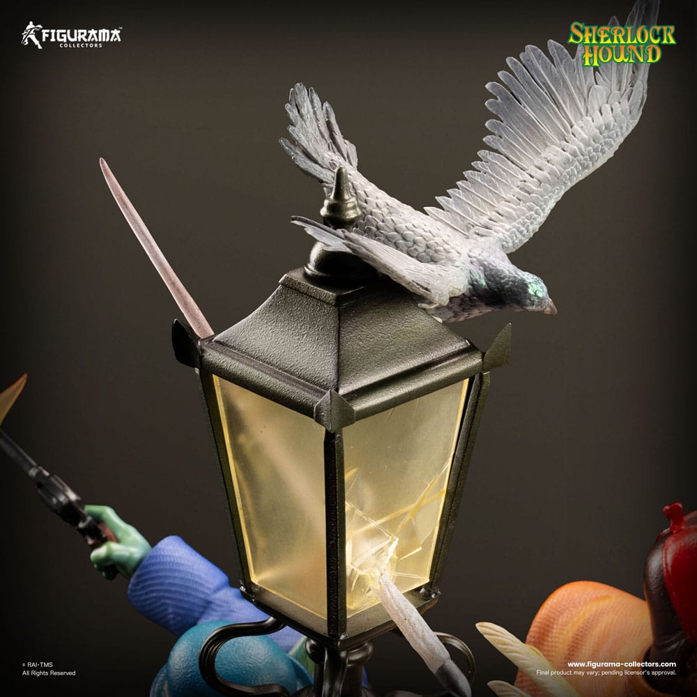 Sherlock Hound statuette Elite Diorama 1/8 Sherlock, Watson & Mrs. Hudson 56 cm - Toys Legacy Collection