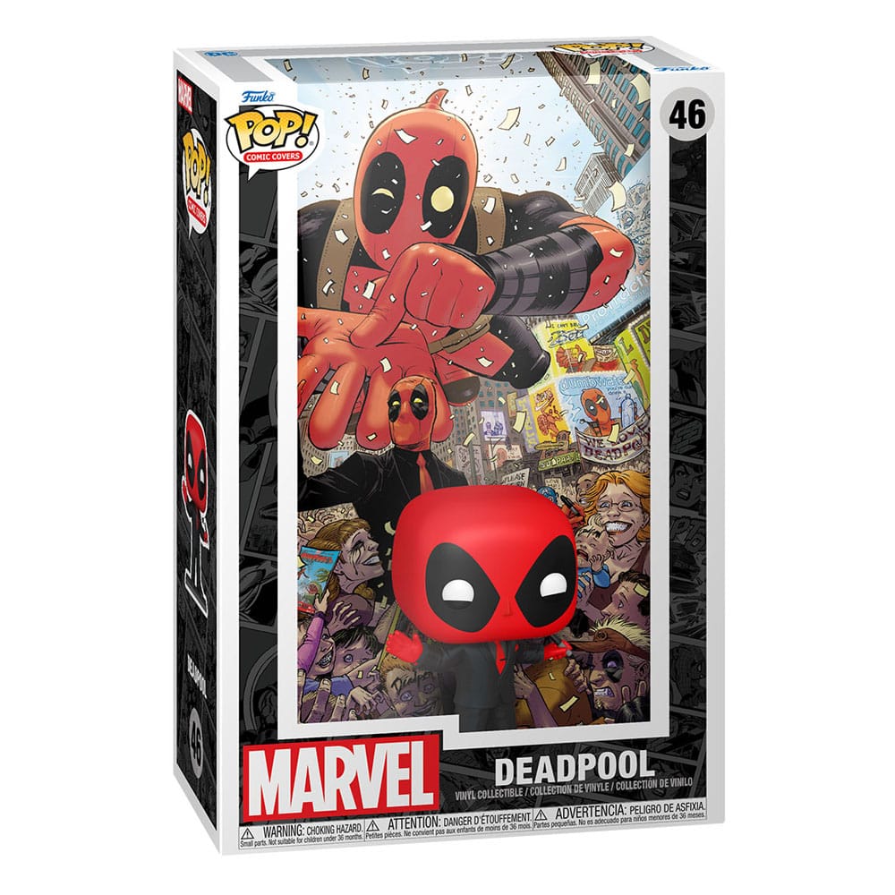 Marvel POP! Comic CoverDeadpool (2025) #1 in Black Suit - Toys Legacy Collection