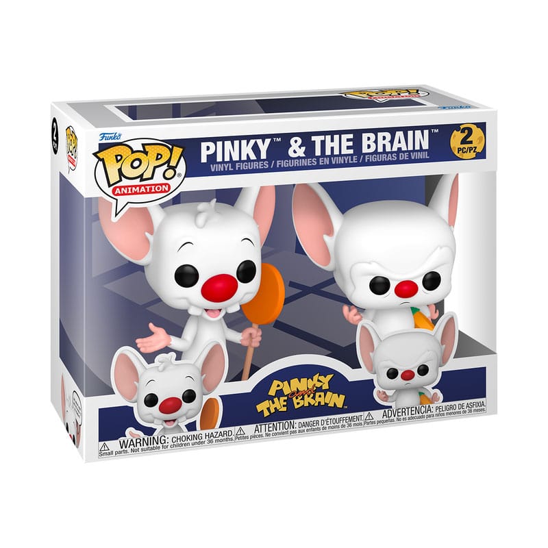 Animaniacs pack 2 POP! Television Vinyl figurines Minus & Cortex 9 cm