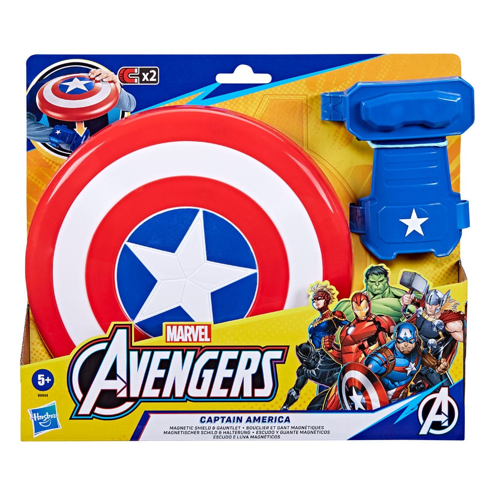 Avengers réplique Roleplay bouclier et gant magnétiques de Captain America - Toys Legacy Collection