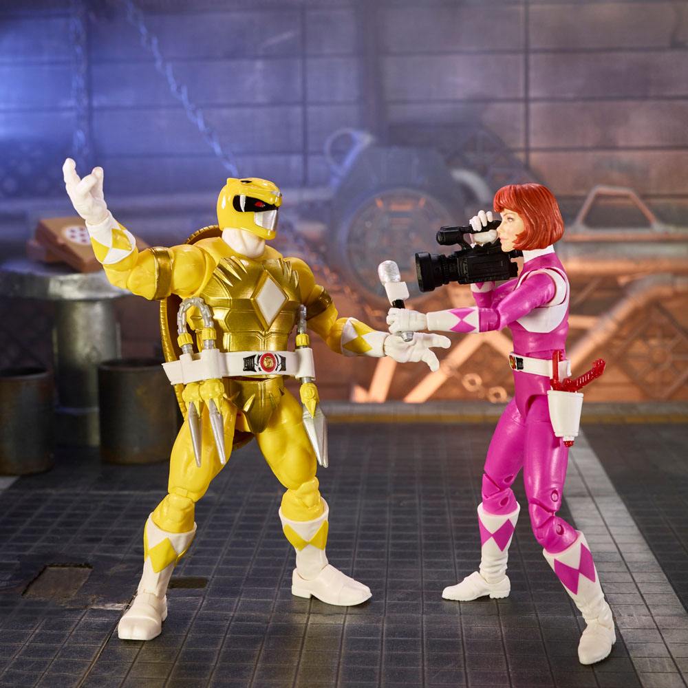 Power Rangers x TMNT Lightning Collection figurines 2022 Morphed April O´Neil & Michelangelo - Toys Legacy Collection