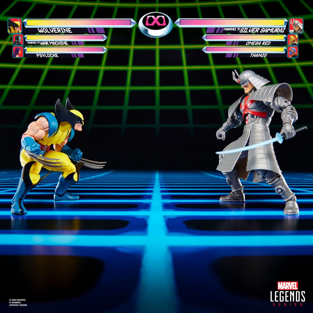 Marvel Legends Gamerverse pack 2 figurines Wolverine vs. Silver Samurai 15 cm - Toys Legacy Collection