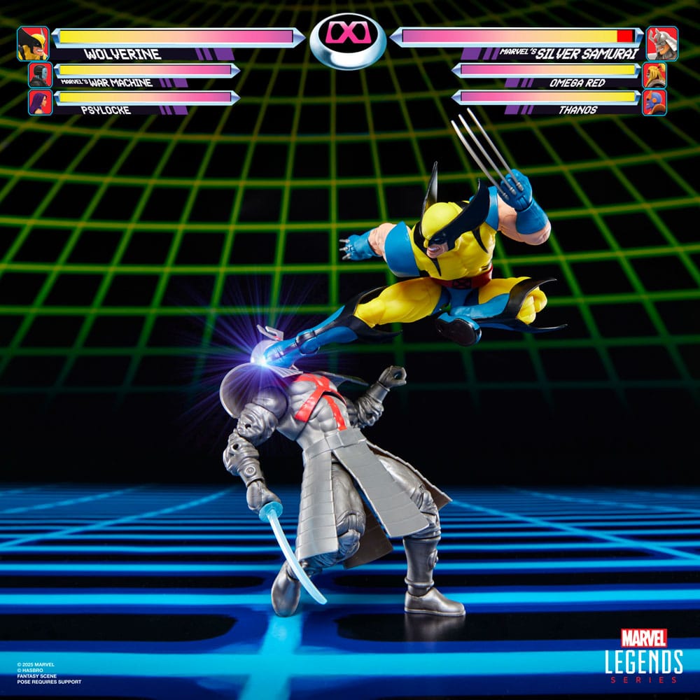 Marvel Legends Gamerverse pack 2 figurines Wolverine vs. Silver Samurai 15 cm - Toys Legacy Collection