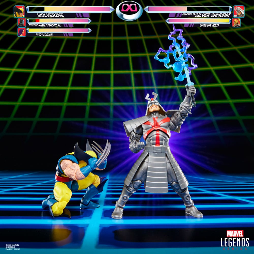 Marvel Legends Gamerverse pack 2 figurines Wolverine vs. Silver Samurai 15 cm - Toys Legacy Collection