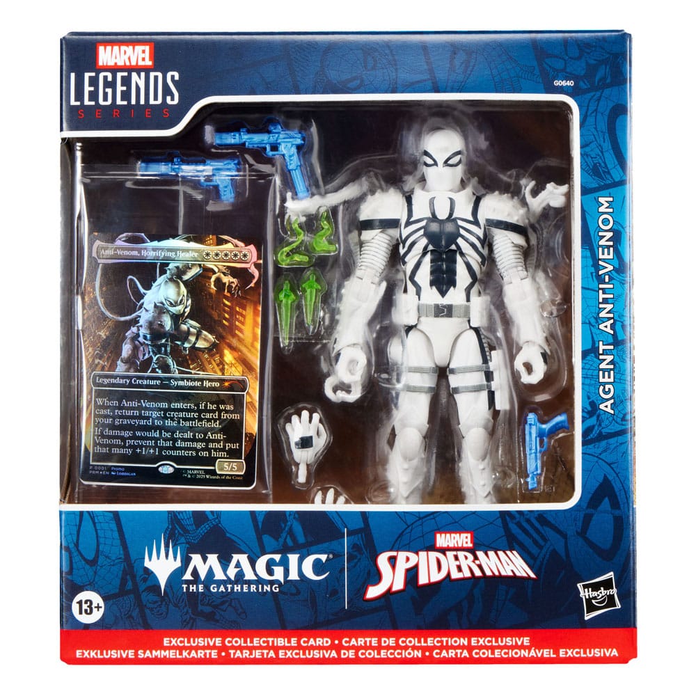 Marvel Legends Magic: The Gathering figurine Agent Anti-Venom (avec carte premium exclusive) 15 cm