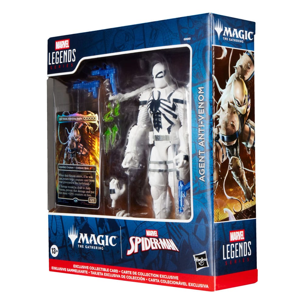 Marvel Legends Magic: The Gathering figurine Agent Anti-Venom (avec carte premium exclusive) 15 cm