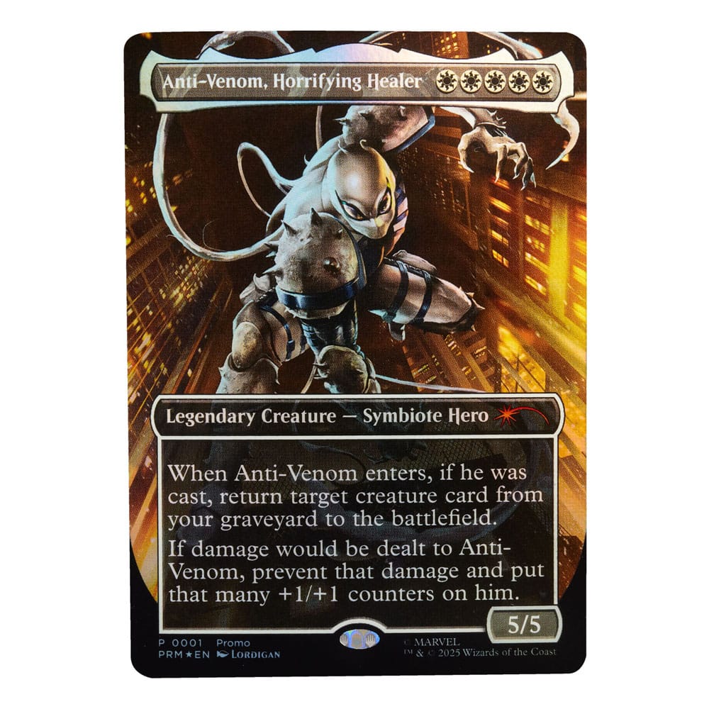Marvel Legends Magic: The Gathering figurine Agent Anti-Venom (avec carte premium exclusive) 15 cm