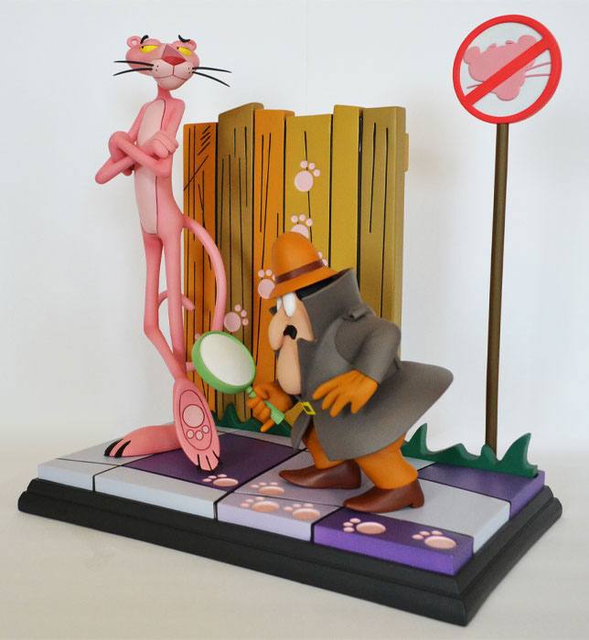 La Panthère rose (film, 1963) statuette Pink Panther & The Inspector 41 cm - Toys Legacy Collection