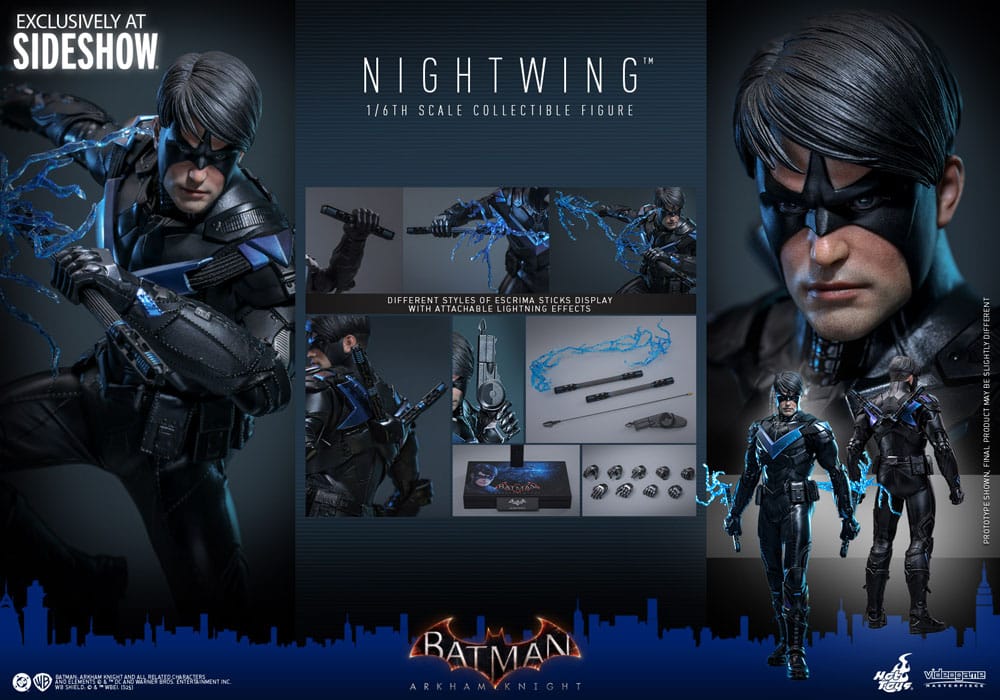Batman Arkham Knight figurine Videogame Masterpiece 1/6 Nightwing 30 cm - Toys Legacy Collection
