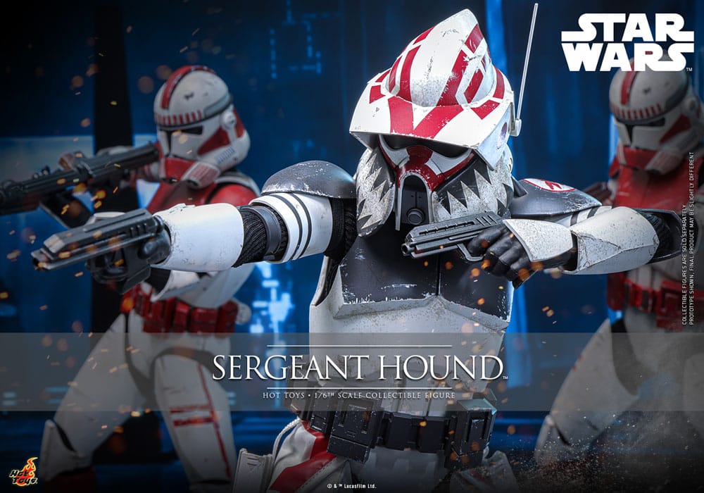 Star Wars: The Clone Wars figurine 1/6 Sergeant Hound 30 cm - Toys Legacy Collection