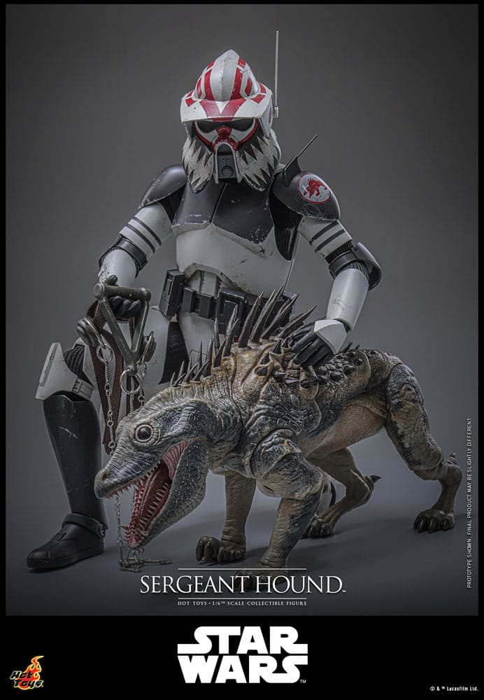 Star Wars: The Clone Wars figurine 1/6 Sergeant Hound 30 cm - Toys Legacy Collection