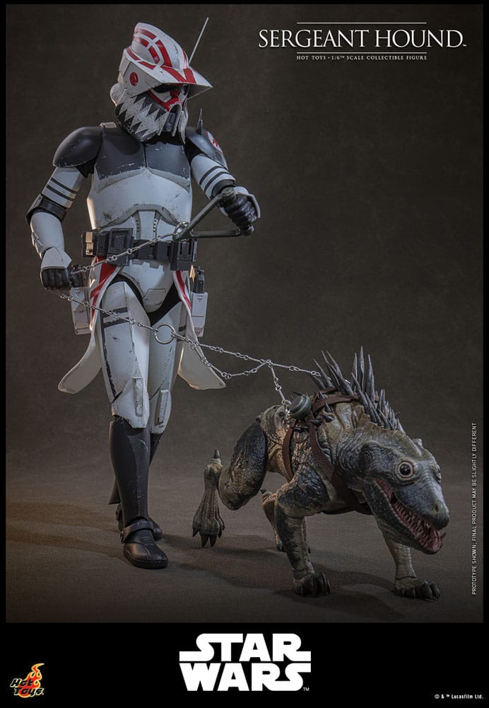 Star Wars: The Clone Wars figurine 1/6 Sergeant Hound 30 cm - Toys Legacy Collection
