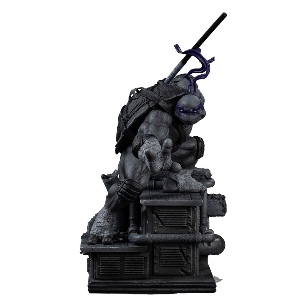 Tortues Ninja statuette 1/10 Art Scale Donatello Black and White Variant 26 cm - Toys Legacy Collection