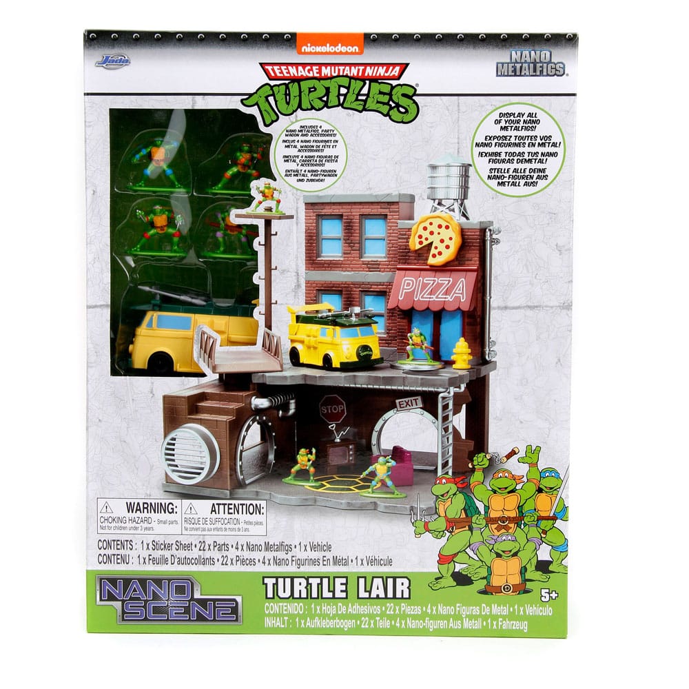 Tortues Ninja diorama Nano Metalfigs Nano Scene