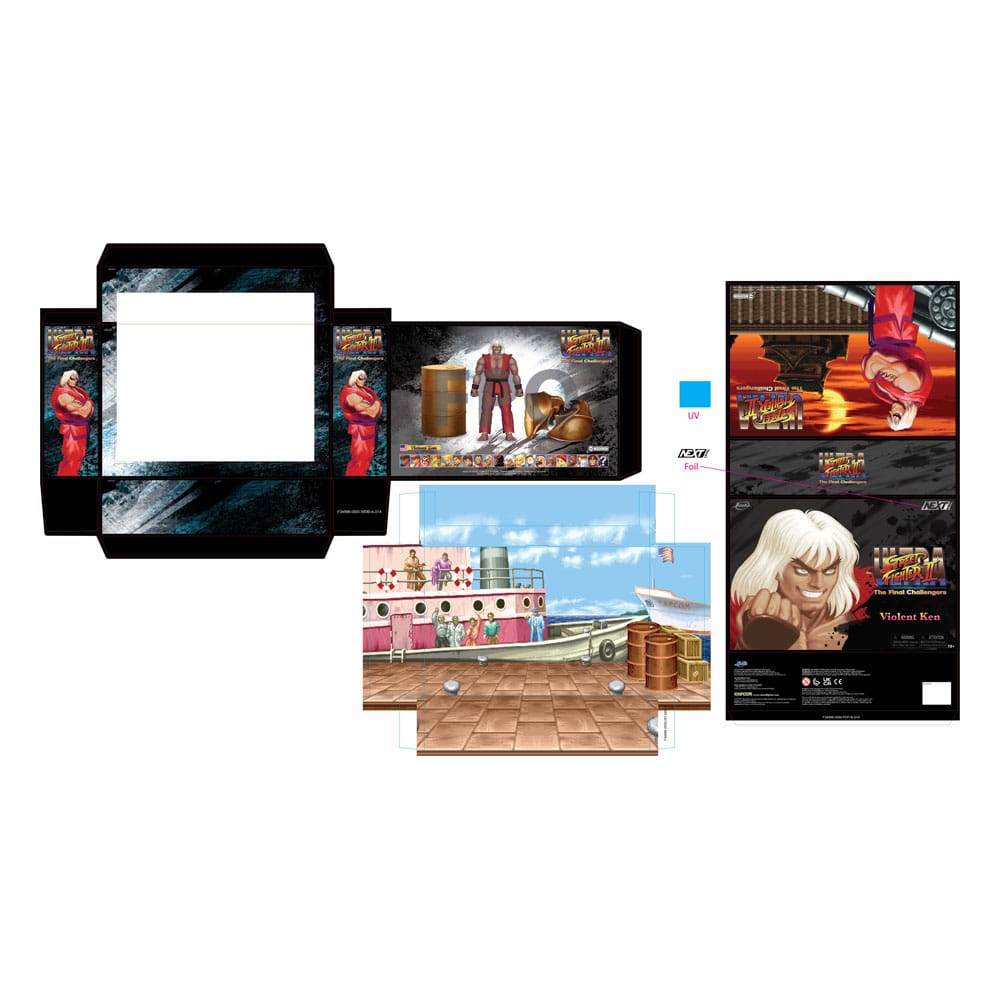 Ultra Street Fighter II: The Final Challengers figurine 1/12 Violent Ken Next Level SDCC 2024 Exclusive 15 cm - Toys Legacy Collection