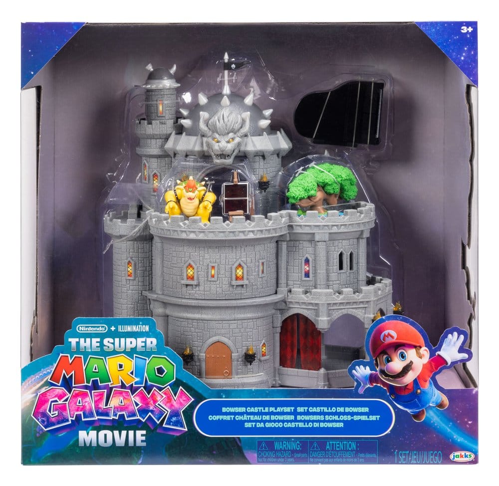 Super Mario Galaxy, le film Playset Deluxe avec 1 minifigurine Château de Bowser - Toys Legacy Collection