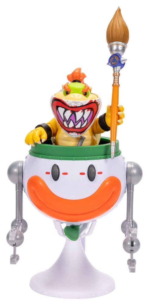 Super Mario Galaxy, le film figurine Bowser Jr. with Clown Car 13 cm - Toys Legacy Collection