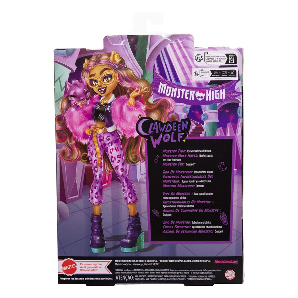 Monster High poupée Clawdeen Wolf 25 cm b