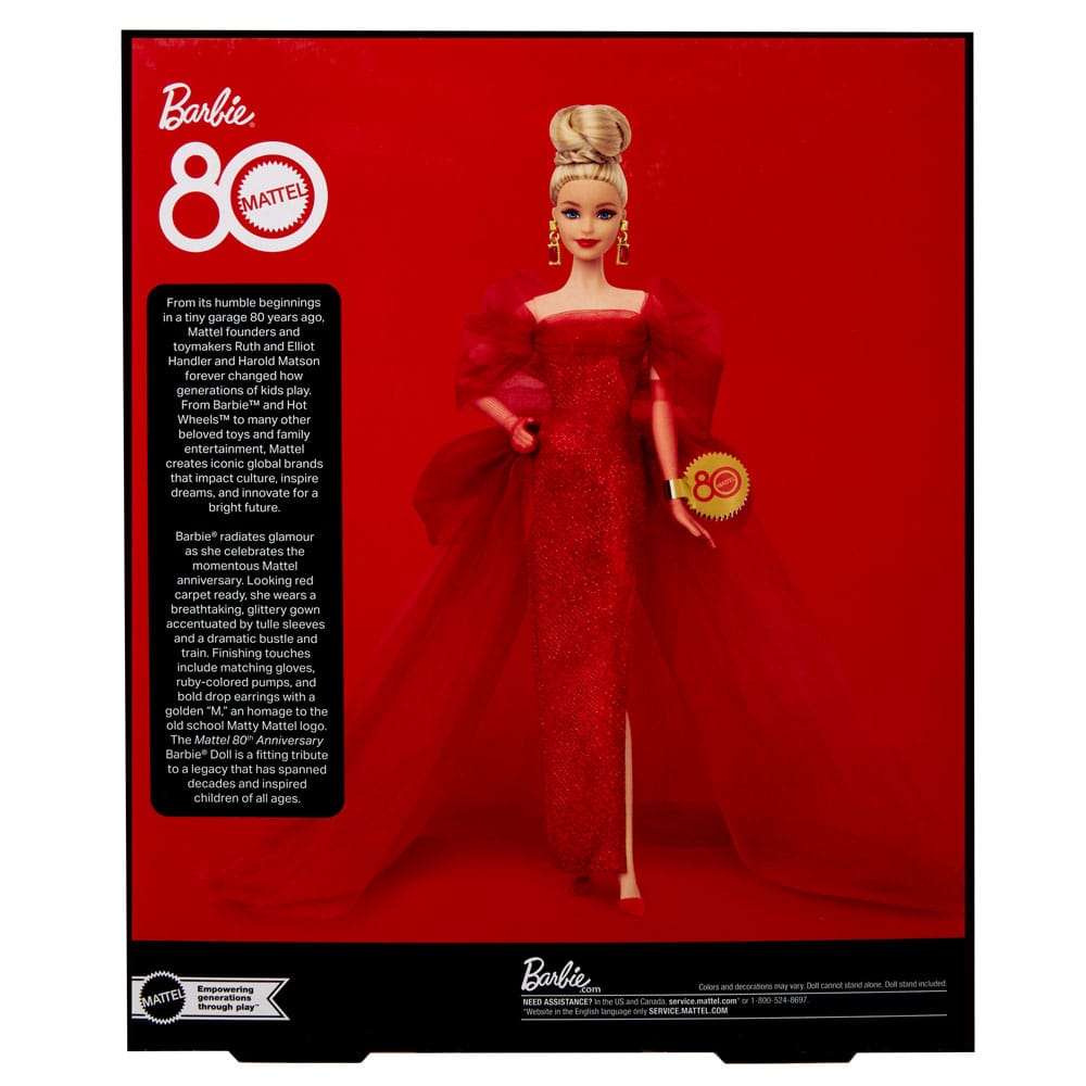 Barbie Signature poupée 80th Anniversary Blonde - Toys Legacy Collection