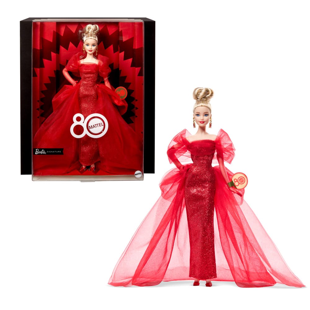 Barbie Signature poupée 80th Anniversary Blonde - Toys Legacy Collection