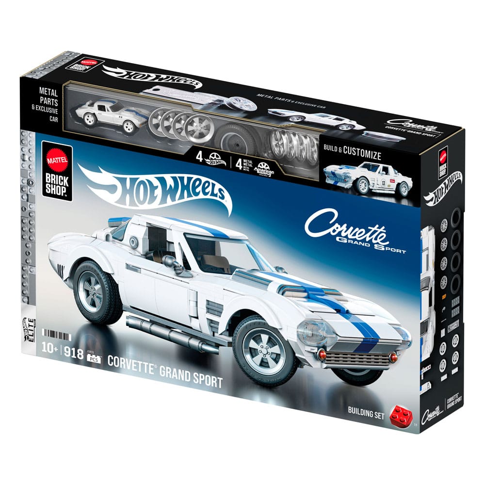 Mattel Brick Shop jeu de construction Hot Wheels Elite Series 1/16 Corvette Grand Sport - Toys Legacy Collection