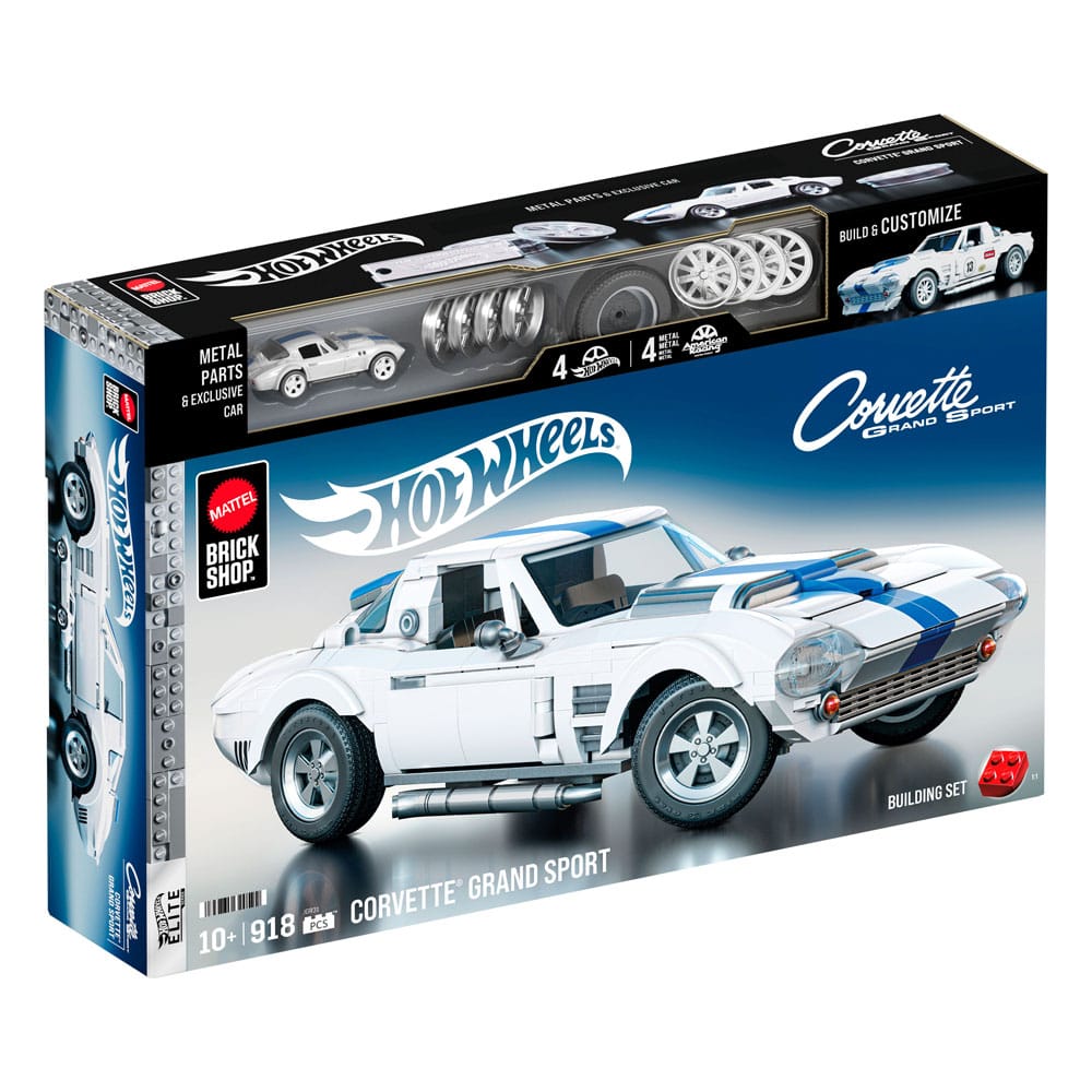 Mattel Brick Shop jeu de construction Hot Wheels Elite Series 1/16 Corvette Grand Sport - Toys Legacy Collection