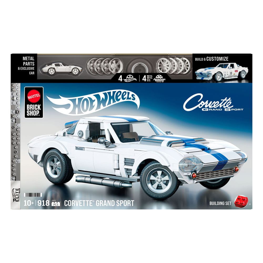 Mattel Brick Shop jeu de construction Hot Wheels Elite Series 1/16 Corvette Grand Sport - Toys Legacy Collection