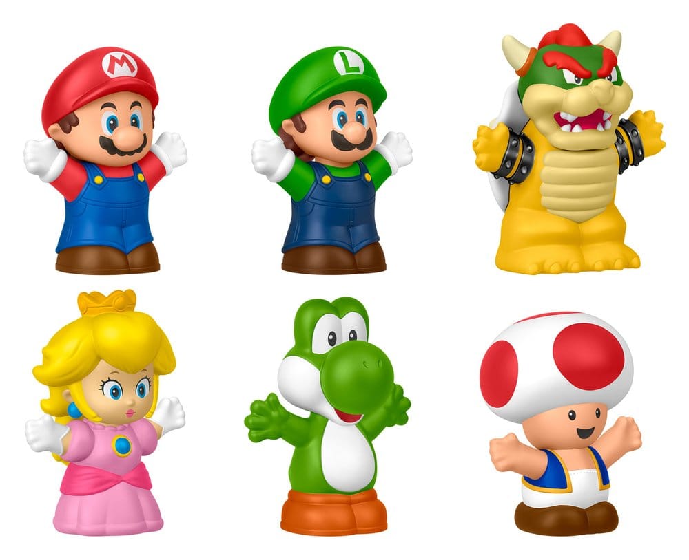 My Mario Little People Collector pack 6 minifigurines 7 cm - Toys Legacy Collection
