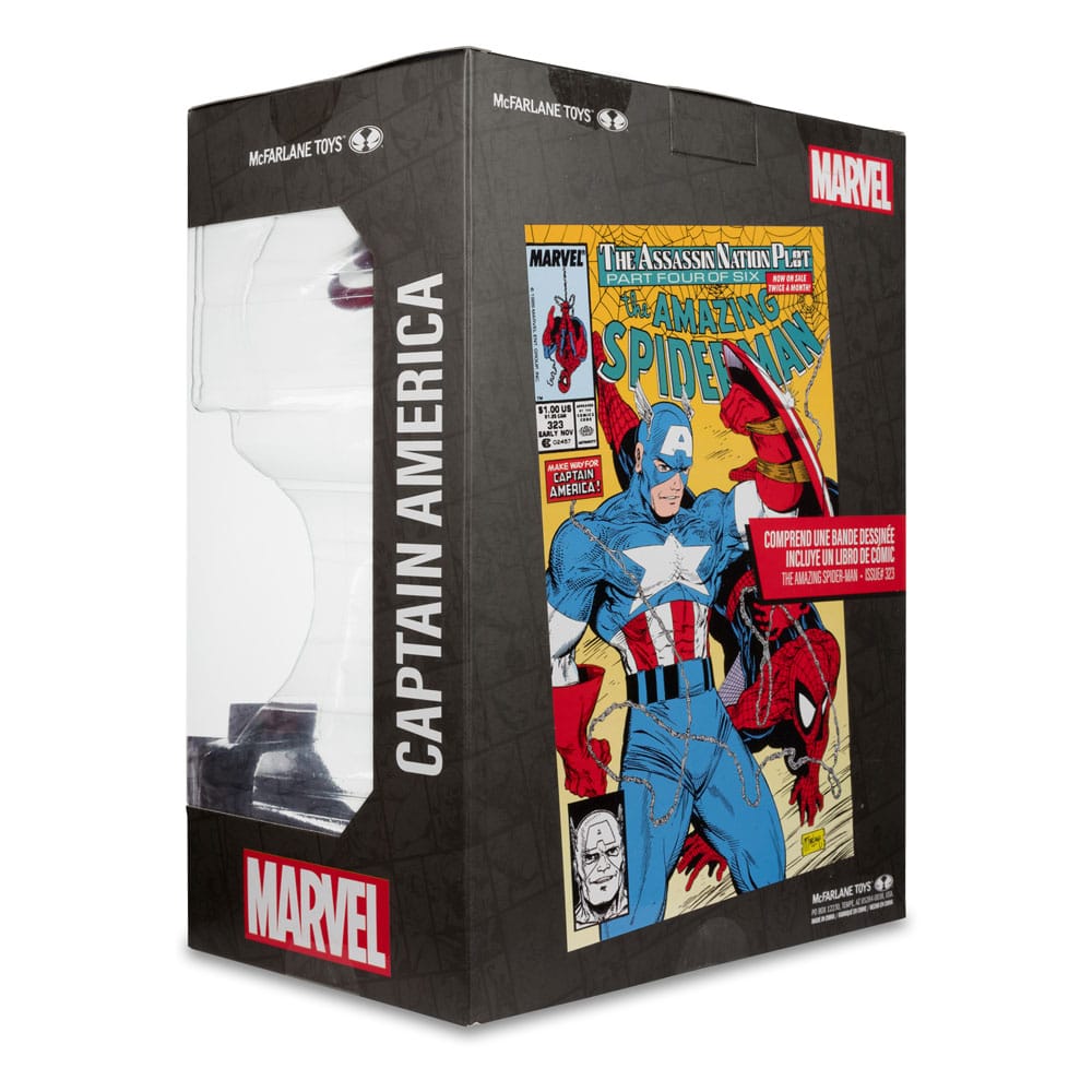 Marvel PVC statuette PVC 1/6 Captain America (The Amazing Spider-Man #323) 28 cm - Toys Legacy Collection